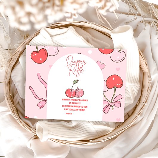 Kersen op de top Diapper Raffle Informatiekaartje