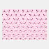 Kersen op Top Vrijgezellenfeest Custom Inpakpapier Vel (Voorkant 2)