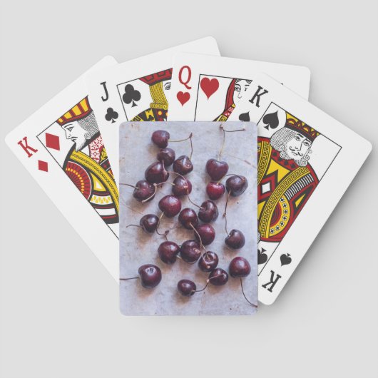 Kersen Pokerkaarten (Achterkant)