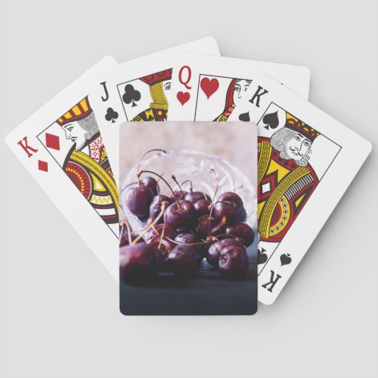 Kersen pokerkaarten (Achterkant)