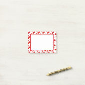 Kersen post-it® notes (Op bureau)