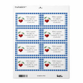 Kersen Productlabel Etiket (Full Sheet)