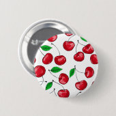 Kersen Ronde Button 5,7 Cm (Voorkant /achterkant)