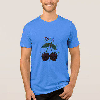 Kersen Schedels – Gotische Vruchtfusie Tri-Blend Shirt