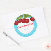 Kersen taart fruit jam inblikken label (Envelop)