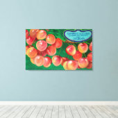 Kersen uit de Cherry CityThe Dalles, OF Canvas Afdruk (Insitu (Houten vloer))