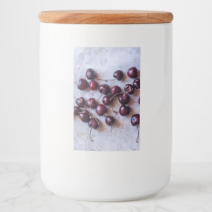 Kersen Voedselcontainer Etiket