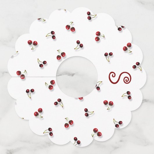 Kersen Wijn Charm (Voorkant)