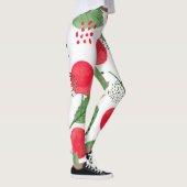 Kersenbessen , Waterverf naadloos. Leggings (Rechts)
