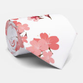 Kersenbloesem 2 stropdas (Opgerold)