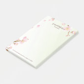 Kersenbloesem achtergrond post-it® notes (Schuin)