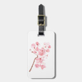 kersenbloesem bagagelabel (Voorkant verticaal)
