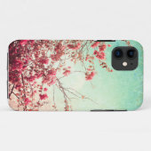 Kersenbloesem Bloemen Bloemen Bloemen Rode IPHONE Case-Mate iPhone Case (Achterkant (horizontaal))