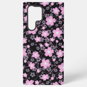 Kersenbloesem bloemenpatroon ontwerp samsung galaxy hoesje
