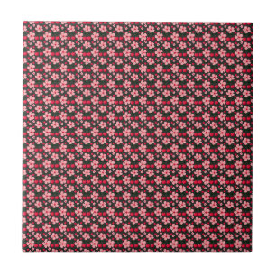 Kersenbloesem Bloemmotief, Roze Bloemen Tegeltje