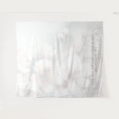 Kersenbloesem bruiloft achtergrond (stijl 2) wandkleed (Voorkant (horizontaal))