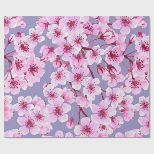 Kersenbloesem Cadeaupapier (Vlak)