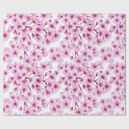 Kersenbloesem Cadeaupapier (Vlak)