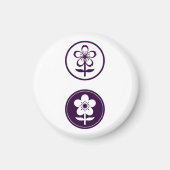 kersenbloesem en appelbloesem magneet (Voorkant)