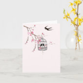 Kersenbloesem en slikken kaart (Gele Bloem)