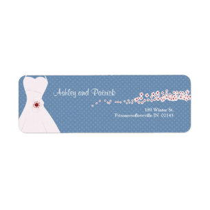 Kersenbloesem en trouwjurk op Polka Dots Etiket