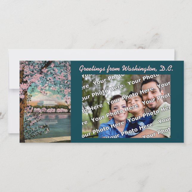 Kersenbloesem Fotokaart (Voorkant)