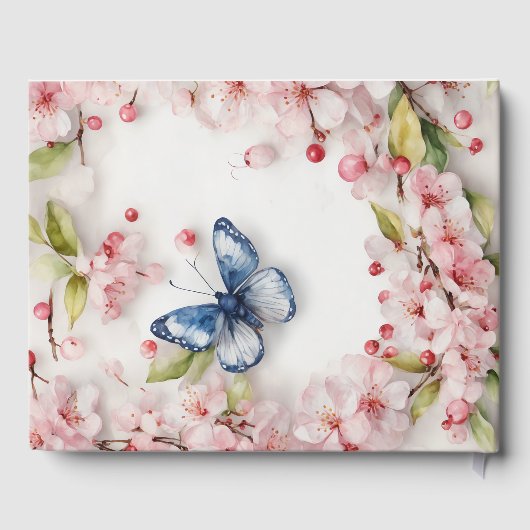 Kersenbloesem Gastenboek (Achterkant)