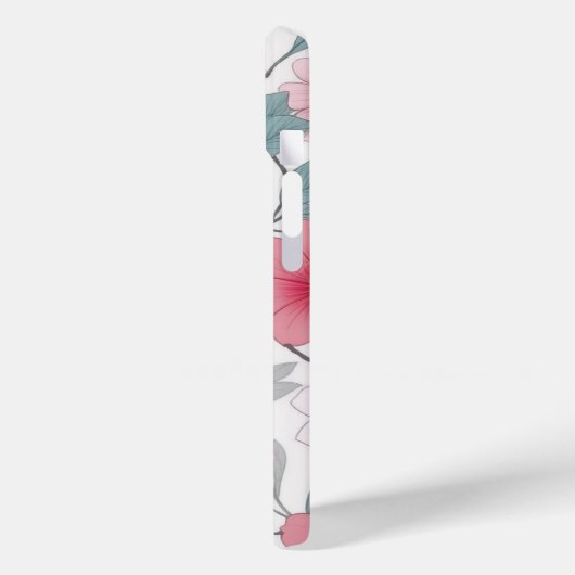 Kersenbloesem Japans Roze Sakura Patroon Case-Mate iPhone Case (Achterkant / Links)