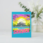 Kersenbloesem Jefferson Memorial  Briefkaart (Staand voorkant)