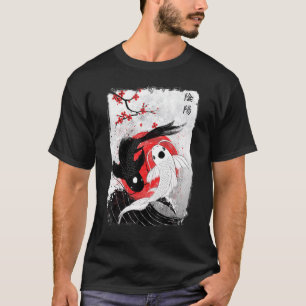 Kersenbloesem Koi Karper Vis Japanse Sakura T-shirt