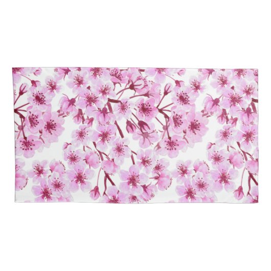 Kersenbloesem Kussensloop (Achterkant-Rechts)