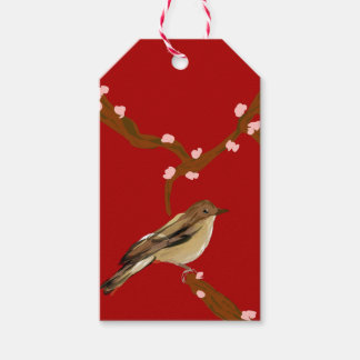 Kersenbloesem Nachtegaal Wijnlabel Cadeaulabel