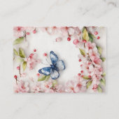 Kersenbloesem Plaatskaartje (Achterkant)