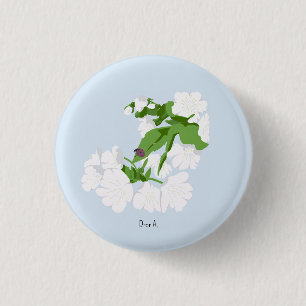 Kersenbloesem Ronde Button 3,2 Cm
