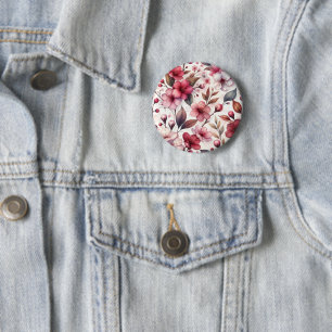 Kersenbloesem Ronde Button 5,7 Cm