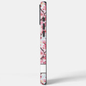 Kersenbloesem Sakura met monogram Case-Mate iPhone Case (Achterkant / Links)