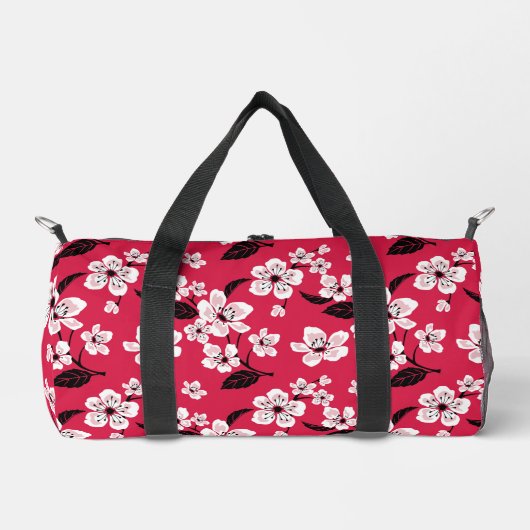 KERSENBLOESEM - SAKURA PATROON IN MATCHA GREEN PLUNJEZAK (Voorkant)