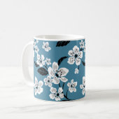 KERSENBLOESEM - SAKURA (ROOKBLAUW) KOFFIEMOK (Voorkant links)