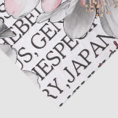 Kersenbloesem  schets Door CallisC Arts Tissuepapier (Detail)