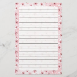 Kersenbloesem, Stationery Grootte: 5.5 "x 8.5" Briefpapier