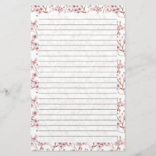 Kersenbloesem, Stationery Grootte: 5.5 "x 8.5" Briefpapier