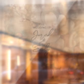 Kersenbloesem Trouwbanner Vloersticker Raamsticker (Vel 2)