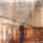 Kersenbloesem Trouwbanner Vloersticker Raamsticker (Vel 2)