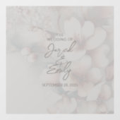 Kersenbloesem Trouwbanner Vloersticker Raamsticker (Vel)