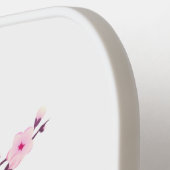 Kersenbloesem wit monogram pickleball paddle (Links Detail)