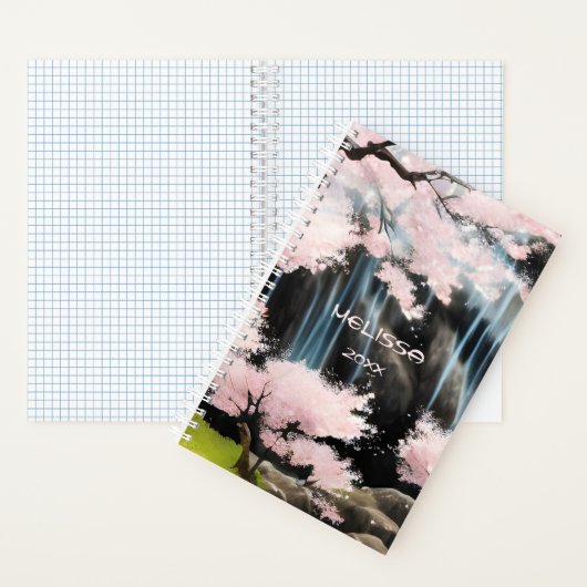 Kersenbloesemboom Japans landschap Notitieboek (Binnen)