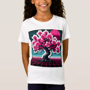 Kersenbloesemboom Synthwave 803 T-shirt