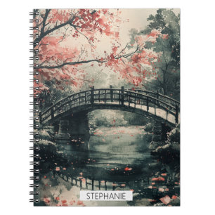 Kersenbloesembrug Sumi-E Landschap (1) Notitieboek