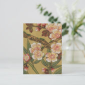  kersenbloesems aziatisch japans briefkaart (Staand voorkant)