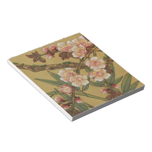 kersenbloesems aziatisch japans notitieblok (Schuin)